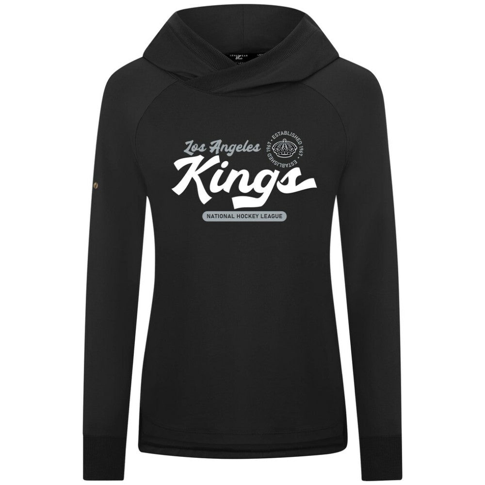 Los Angeles Kings Levelwear Women's Slender Monument Raglan Pullover Hoodie Online