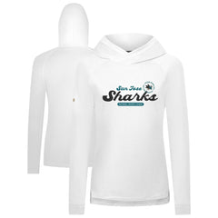 San Jose Sharks Levelwear Women's Slender Monument Raglan Pullover Hoodie Discount