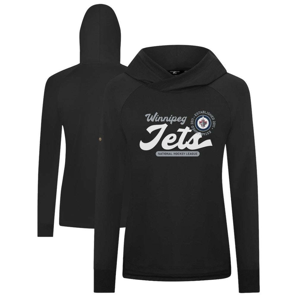 Winnipeg Jets Levelwear Women's Slender Monument Raglan Pullover Hoodie Online