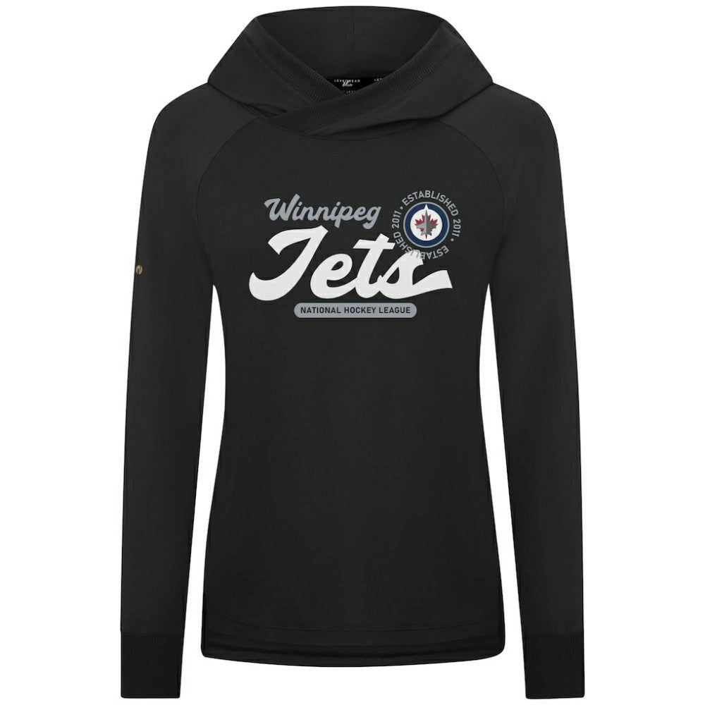Winnipeg Jets Levelwear Women's Slender Monument Raglan Pullover Hoodie Online