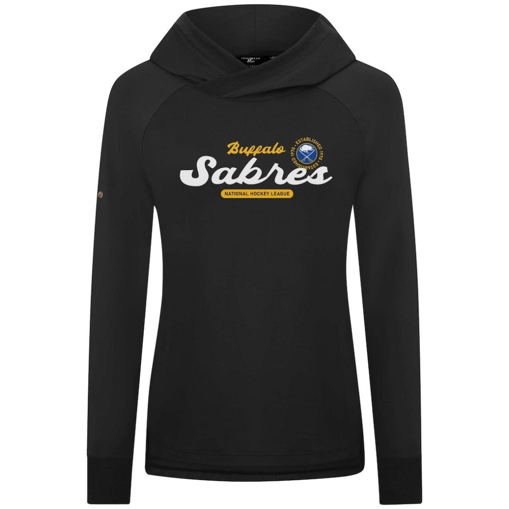 Buffalo Sabres Levelwear Women's Slender Monument Raglan Pullover Hoodie For Sale