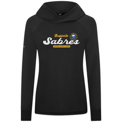 Buffalo Sabres Levelwear Women's Slender Monument Raglan Pullover Hoodie For Sale