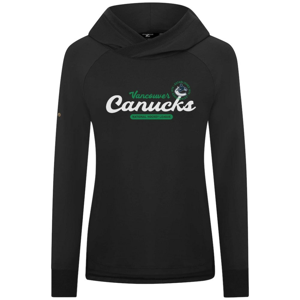Vancouver Canucks Levelwear Women's Slender Monument Raglan Pullover Hoodie Discount