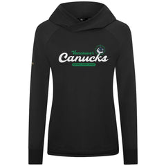 Vancouver Canucks Levelwear Women's Slender Monument Raglan Pullover Hoodie Discount
