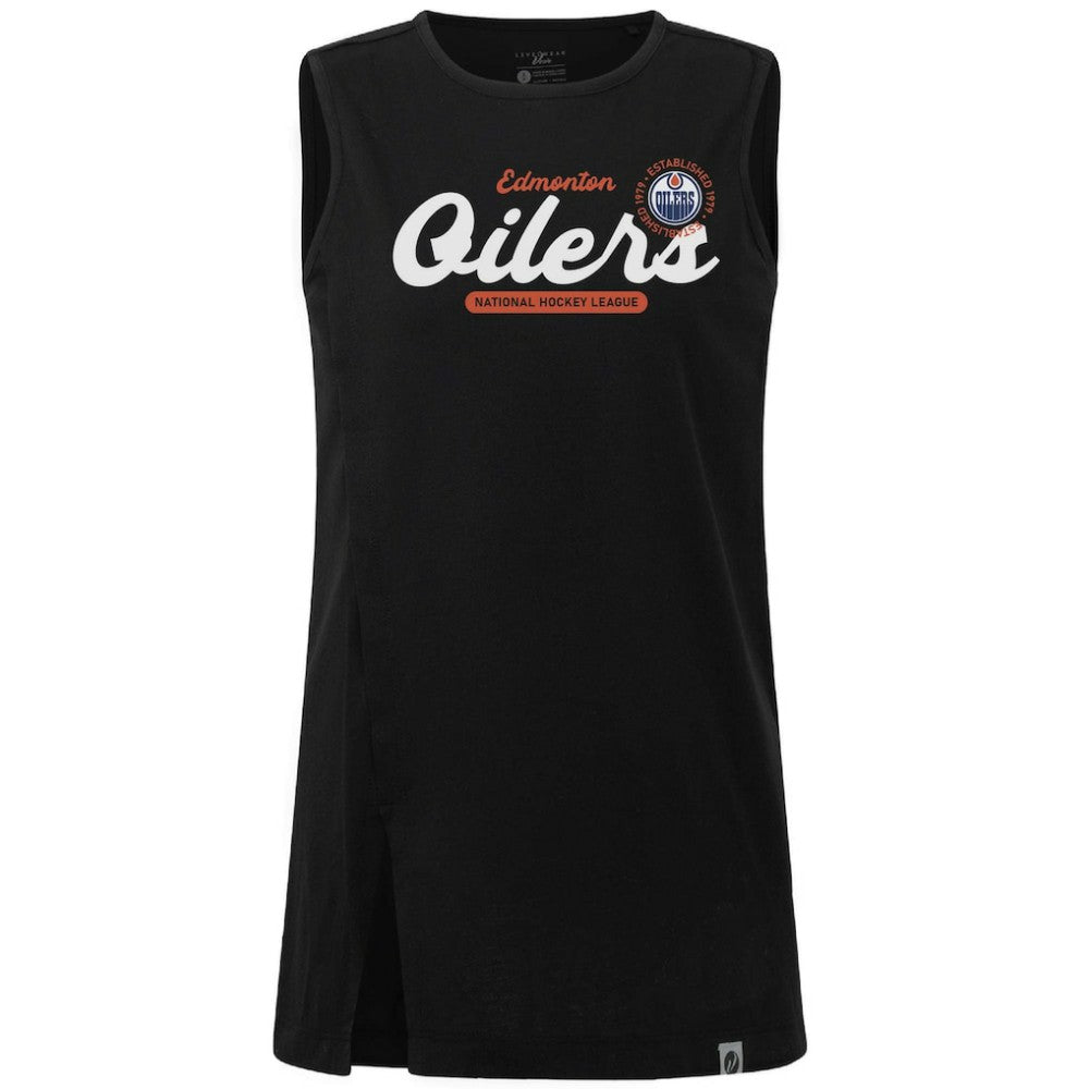 Edmonton Oilers Levelwear Women's Influx Monument Tank Top For Sale