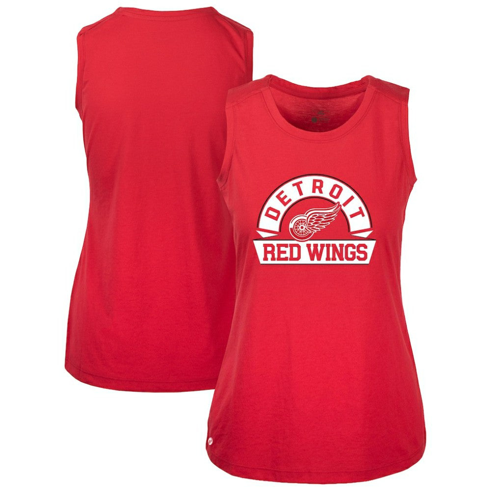 Detroit Red Wings Levelwear Women's Macy Banner Arch Tank Top Sale