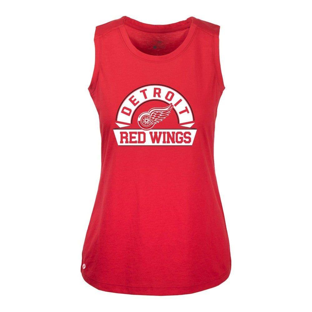 Detroit Red Wings Levelwear Women's Macy Banner Arch Tank Top Sale