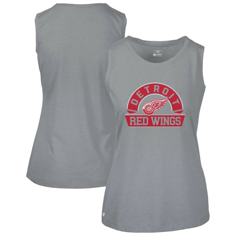 Detroit Red Wings Levelwear Women's Macy Banner Arch Tank Top Sale