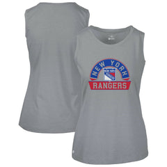 New York Rangers Levelwear Women's Macy Banner Arch Tank Top On Sale