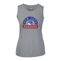 New York Rangers Levelwear Women's Macy Banner Arch Tank Top On Sale