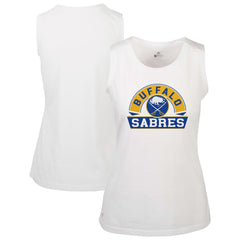 Buffalo Sabres Levelwear Women's Macy Banner Arch Tank Top For Sale