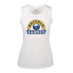 Buffalo Sabres Levelwear Women's Macy Banner Arch Tank Top For Sale