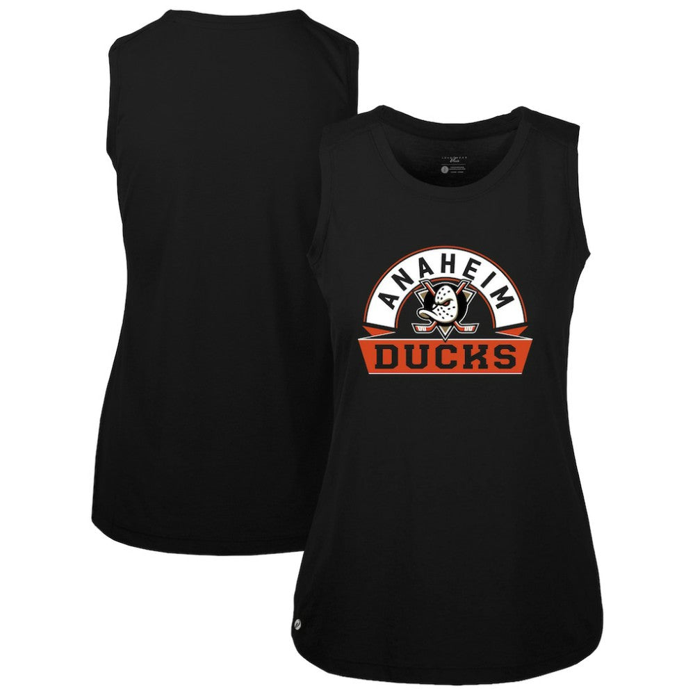 Anaheim Ducks Levelwear Women's Macy Banner Arch Tank Top Online