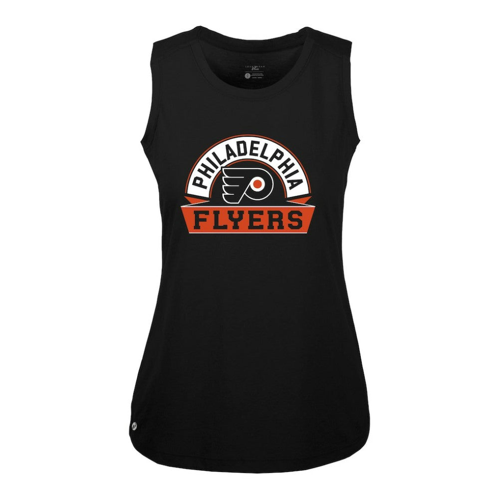 Philadelphia Flyers Levelwear Women's Macy Banner Arch Tank Top For Sale