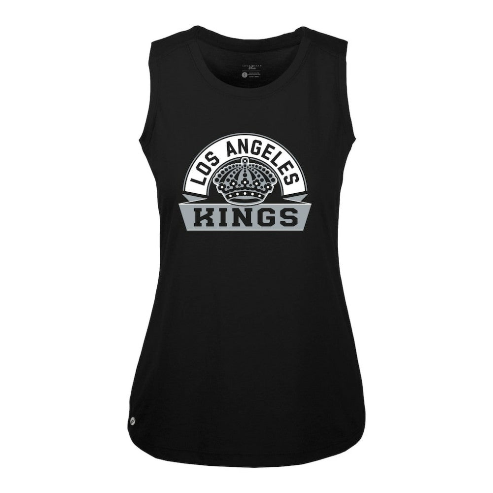 Los Angeles Kings Levelwear Women's Macy Banner Arch Tank Top On Sale