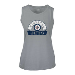 Winnipeg Jets Levelwear Women's Macy Banner Arch Tank Top Outlet