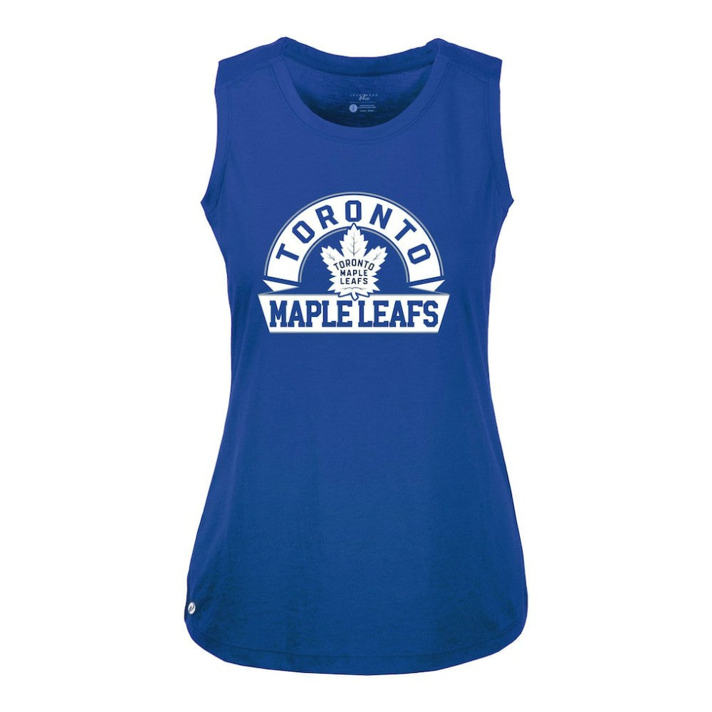 Toronto Maple Leafs Levelwear Women's Macy Banner Arch Tank Top Outlet