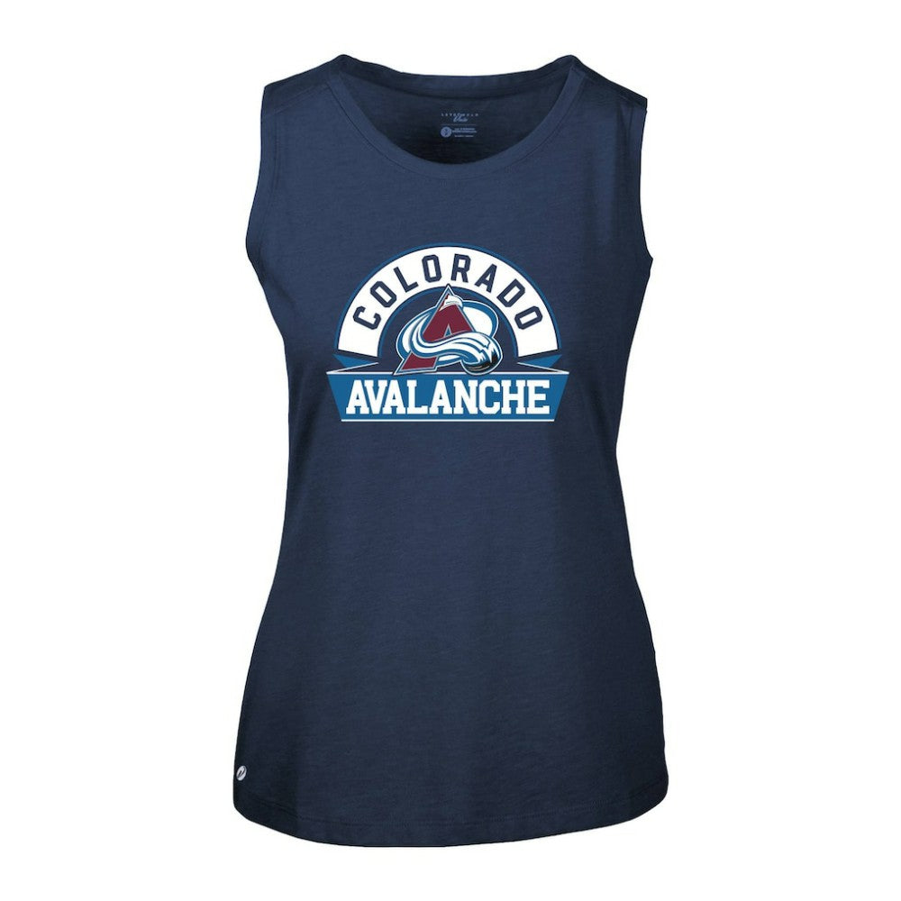 Colorado Avalanche Levelwear Women's Macy Banner Arch Tank Top Online