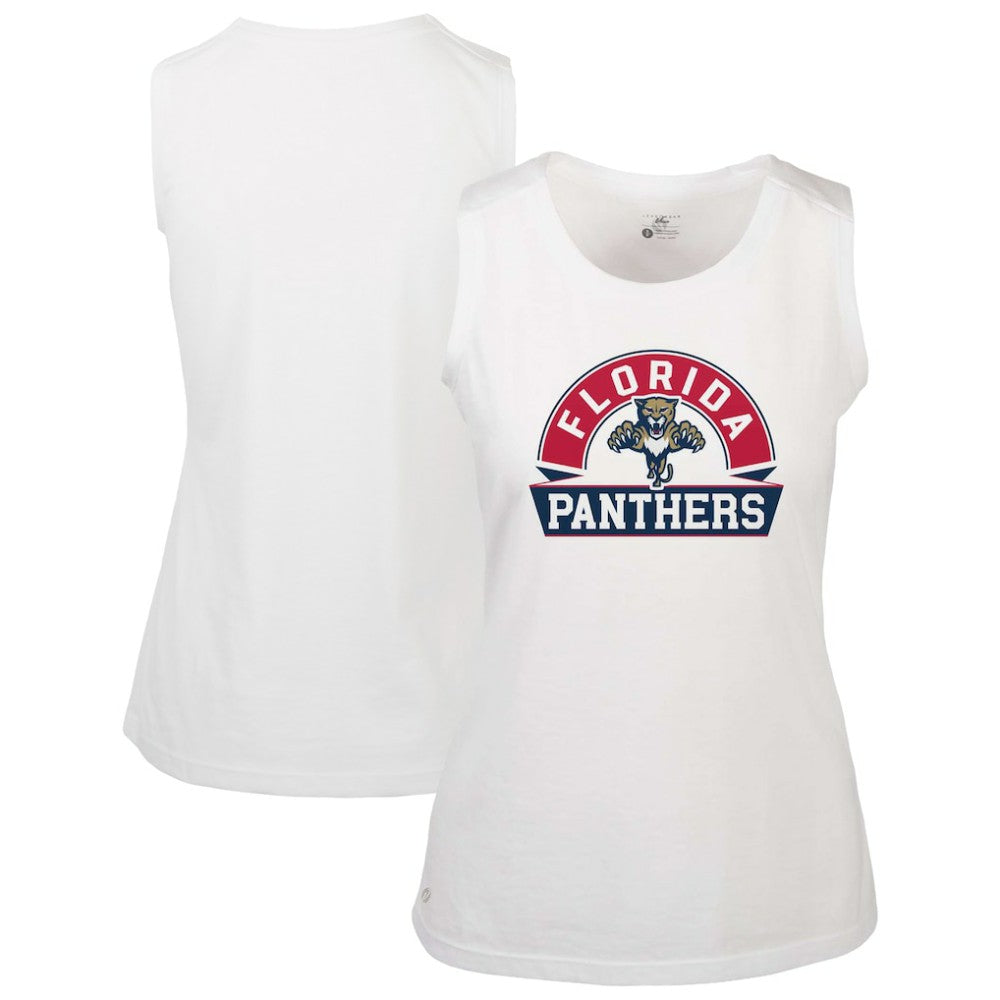 Florida Panthers Levelwear Women's Macy Banner Arch Tank Top On Sale