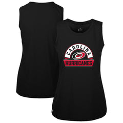 Carolina Hurricanes Levelwear Women's Macy Banner Arch Tank Top Sale