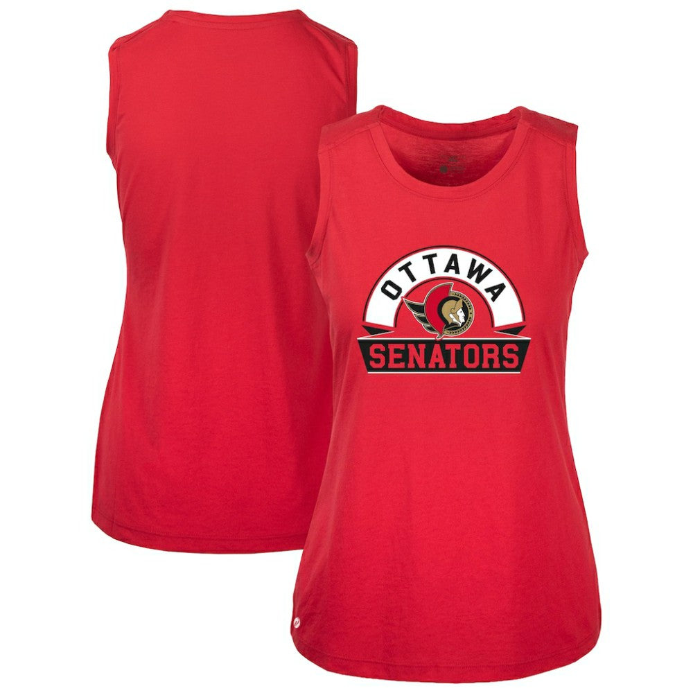 Ottawa Senators Levelwear Women's Macy Banner Arch Tank Top Outlet