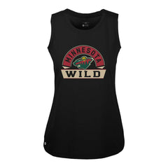 Minnesota Wild Levelwear Women's Macy Banner Arch Tank Top On Sale