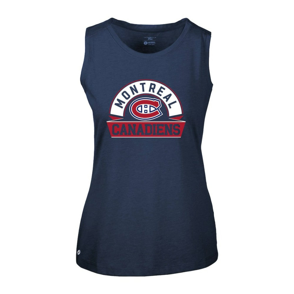 Montreal Canadiens Levelwear Women's Macy Banner Arch Tank Top Sale