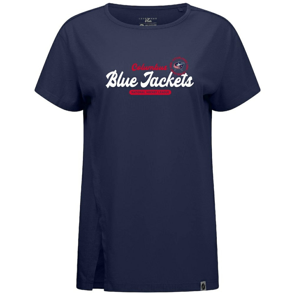 Columbus Blue Jackets Levelwear Women's Influx Monument T-Shirt Discount