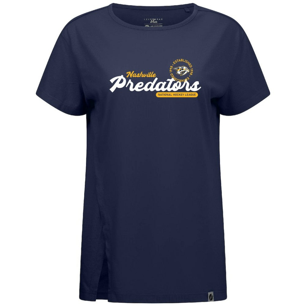 Nashville Predators Levelwear Women's Influx Monument T-Shirt For Sale
