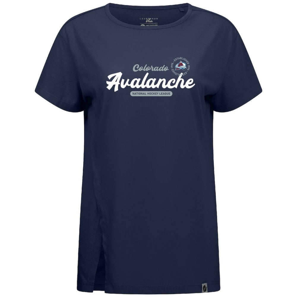 Colorado Avalanche Levelwear Women's Influx Monument T-Shirt Sale