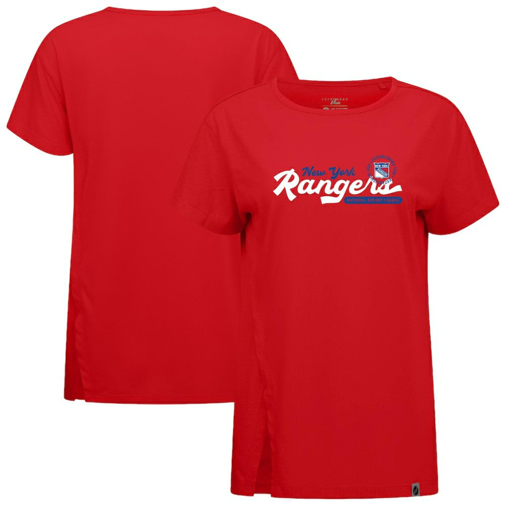 New York Rangers Levelwear Women's Influx Monument T-Shirt Outlet