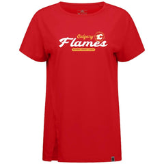 Calgary Flames Levelwear Women's Influx Monument T-Shirt For Sale