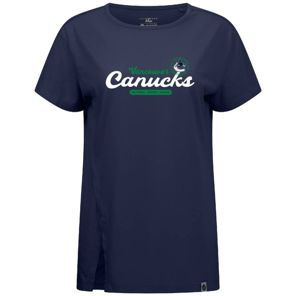 Vancouver Canucks Levelwear Women's Influx Monument T-Shirt Outlet