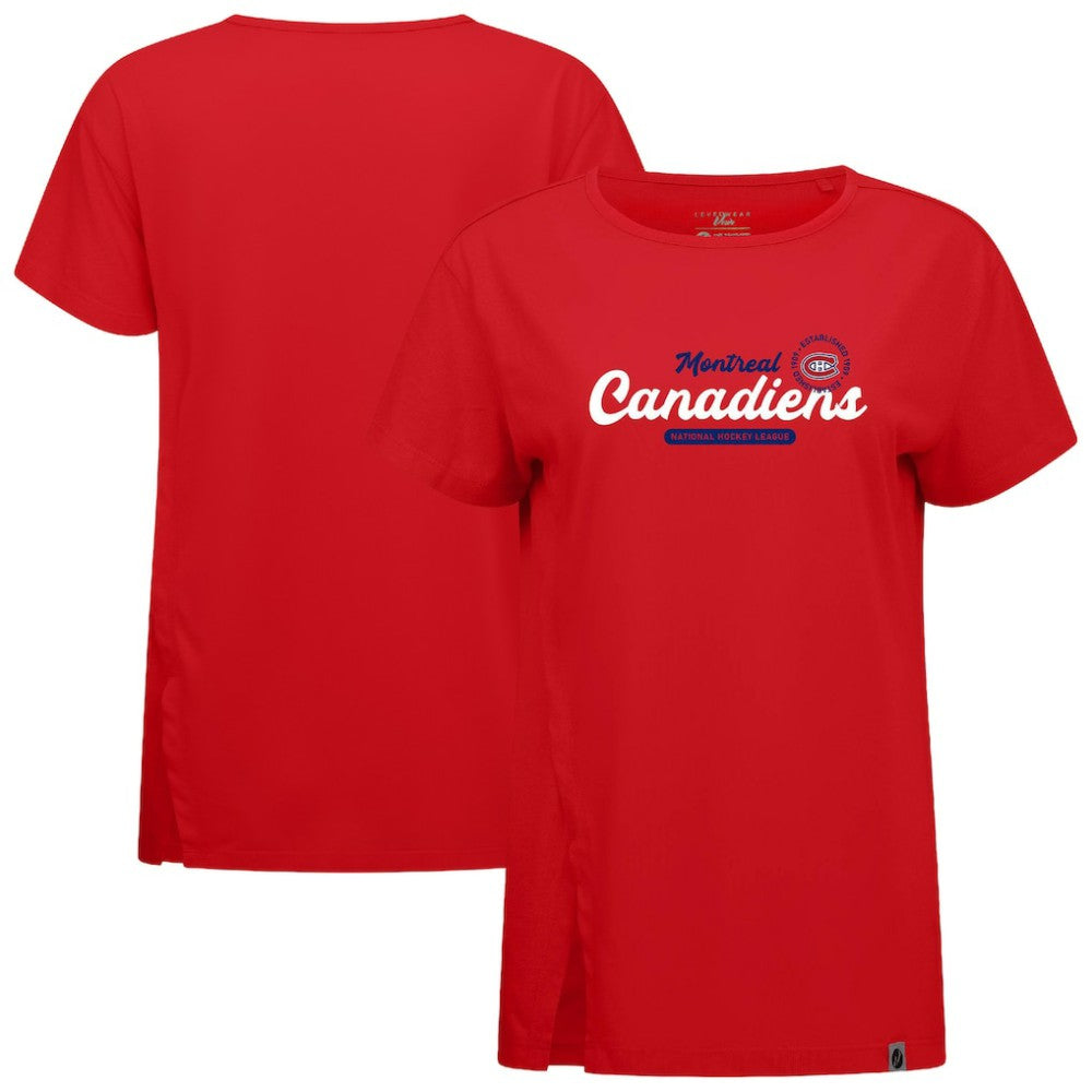 Montreal Canadiens Levelwear Women's Influx Monument T-Shirt Discount