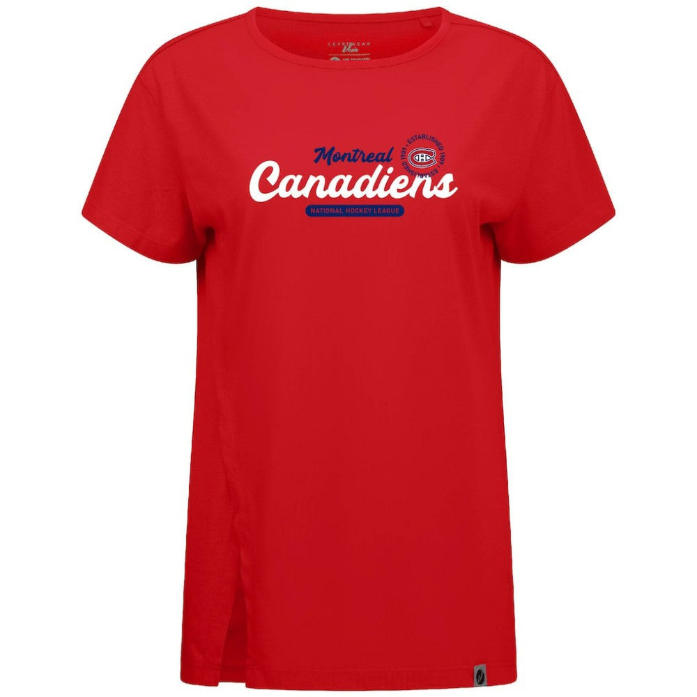 Montreal Canadiens Levelwear Women's Influx Monument T-Shirt Discount