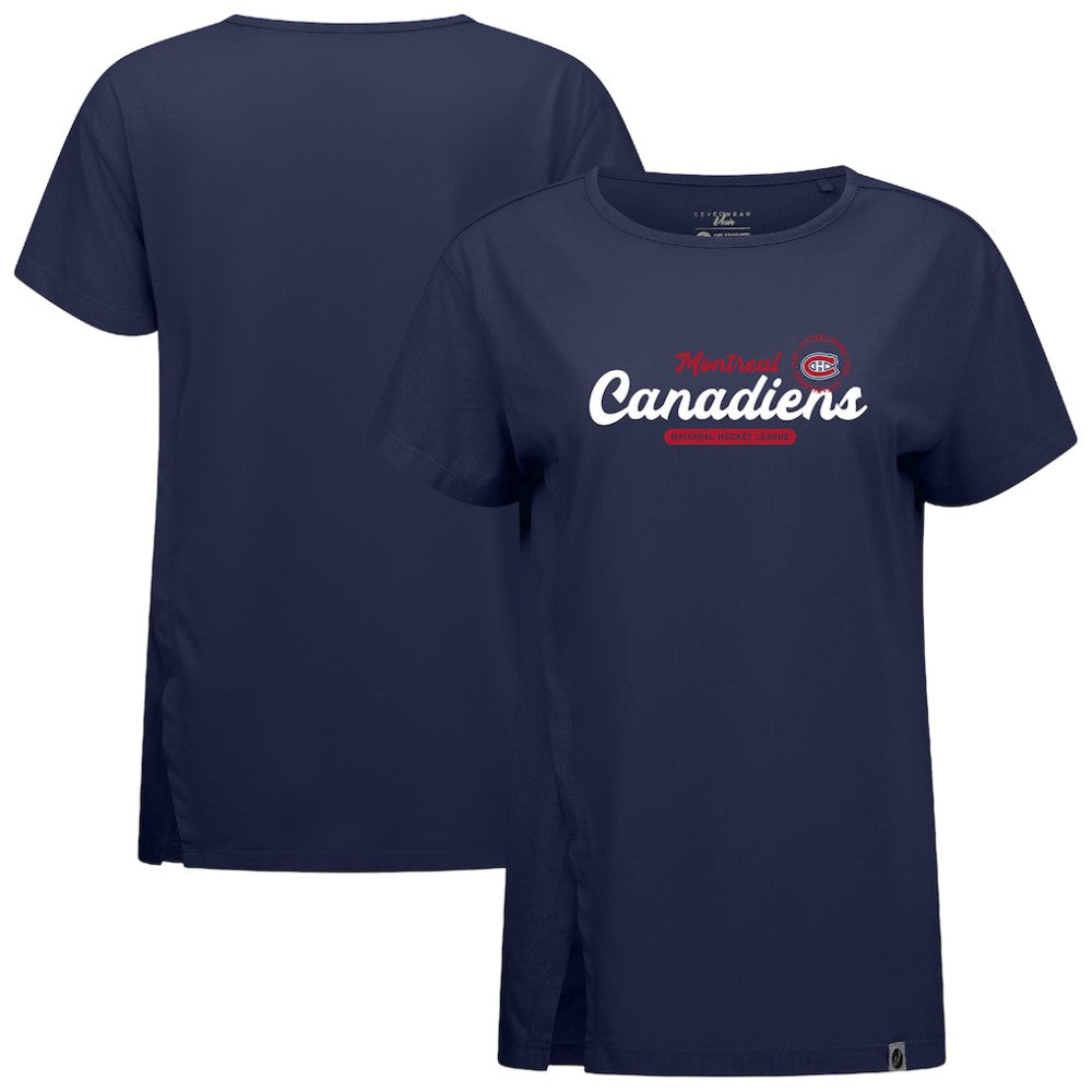 Montreal Canadiens Levelwear Women's Influx Monument T-Shirt Discount