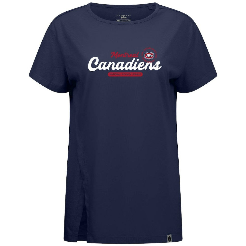 Montreal Canadiens Levelwear Women's Influx Monument T-Shirt Discount