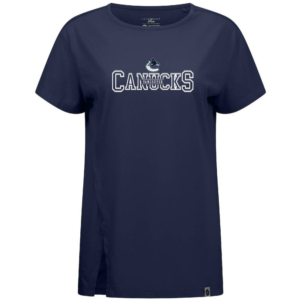 Vancouver Canucks Levelwear Women's Influx Journey T-Shirt On Sale