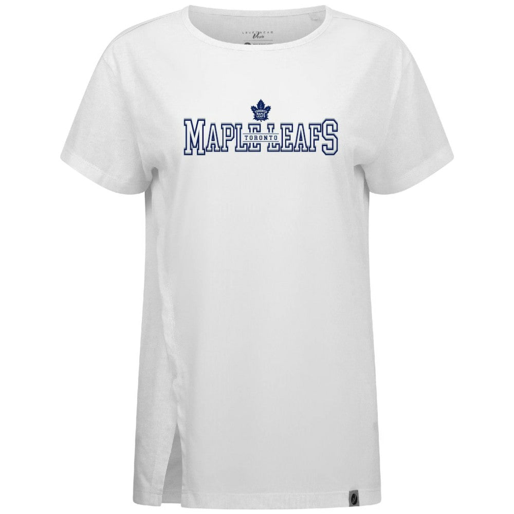 Toronto Maple Leafs Levelwear Women's Influx Journey T-Shirt On Sale