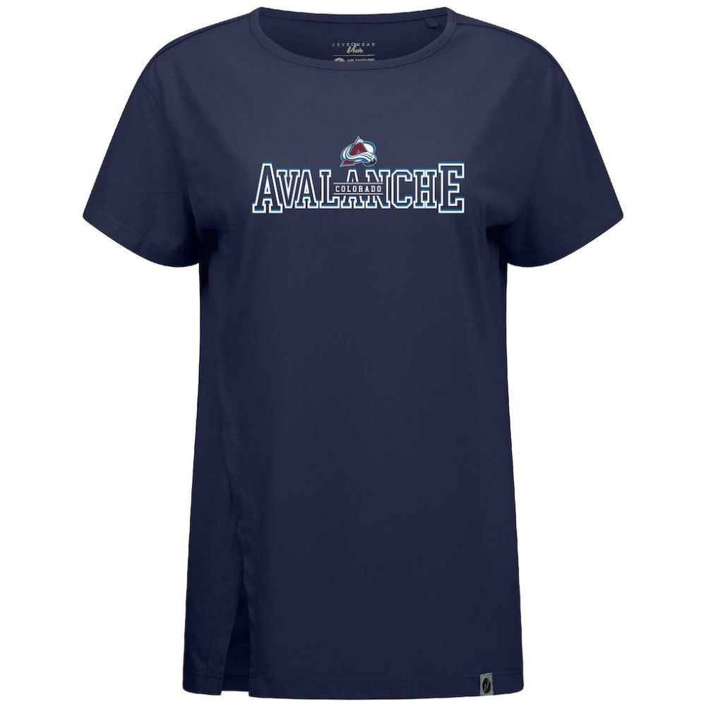 Colorado Avalanche Levelwear Women's Influx Journey T-Shirt For Sale