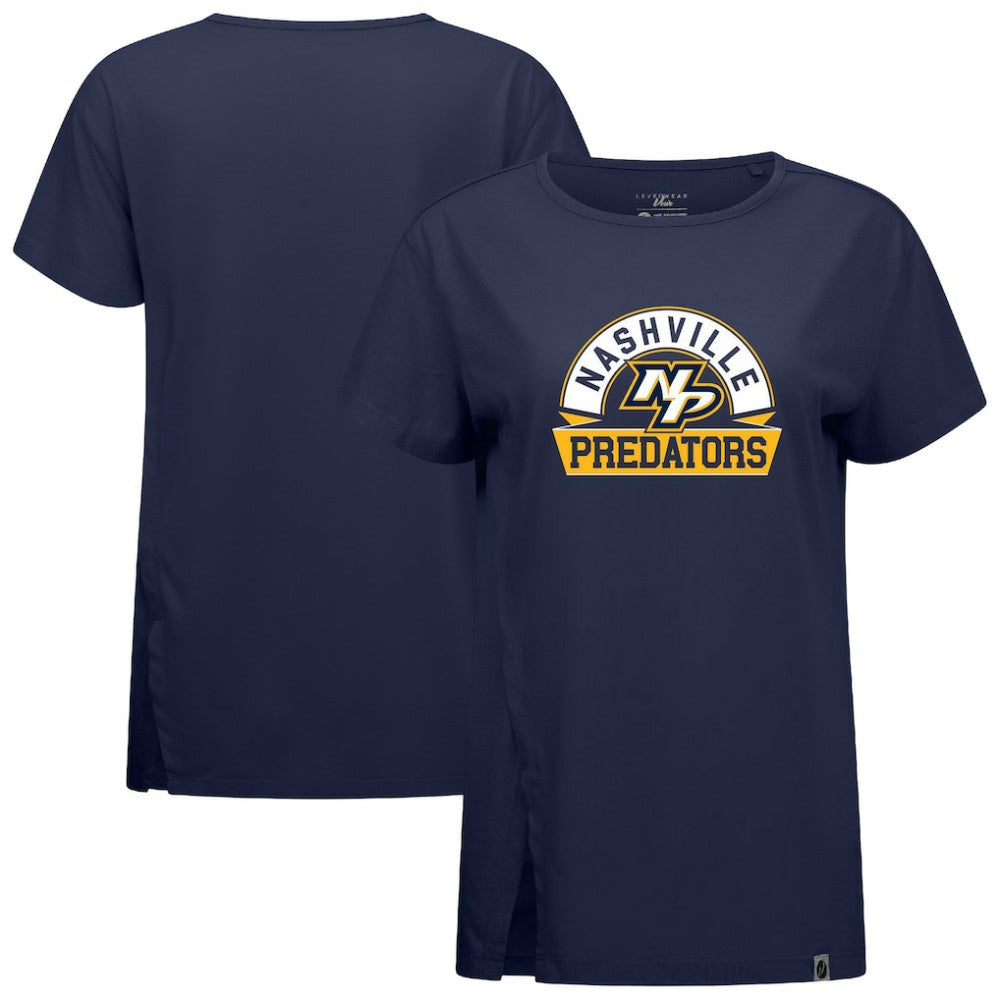 Nashville Predators Levelwear Women's Influx Banner Arch T-Shirt Discount