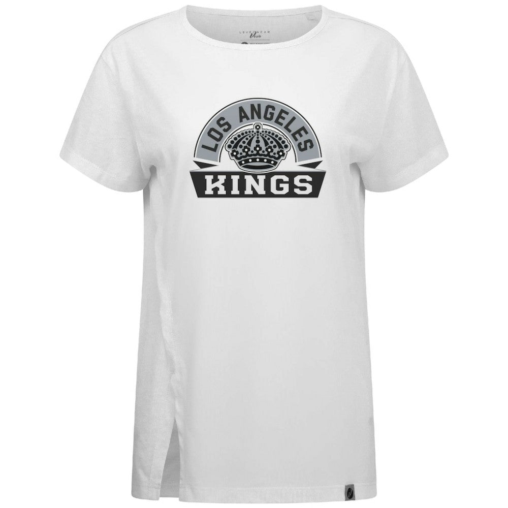 Los Angeles Kings Levelwear Women's Influx Banner Arch T-Shirt Outlet