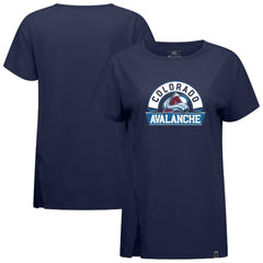 Colorado Avalanche Levelwear Women's Influx Banner Arch T-Shirt On Sale