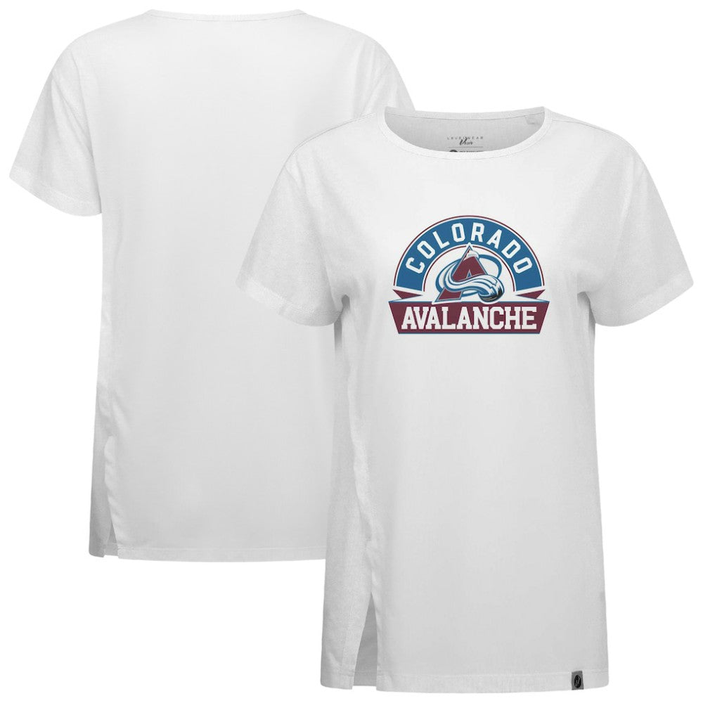 Colorado Avalanche Levelwear Women's Influx Banner Arch T-Shirt Sale