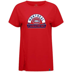 Montreal Canadiens Levelwear Women's Influx Banner Arch T-Shirt Outlet