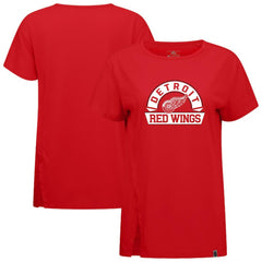 Detroit Red Wings Levelwear Women's Influx Banner Arch T-Shirt On Sale