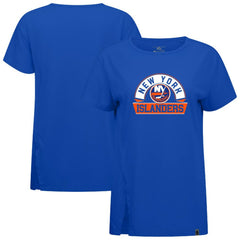 New York Islanders Levelwear Women's Influx Banner Arch T-Shirt Sale