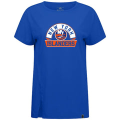 New York Islanders Levelwear Women's Influx Banner Arch T-Shirt Sale