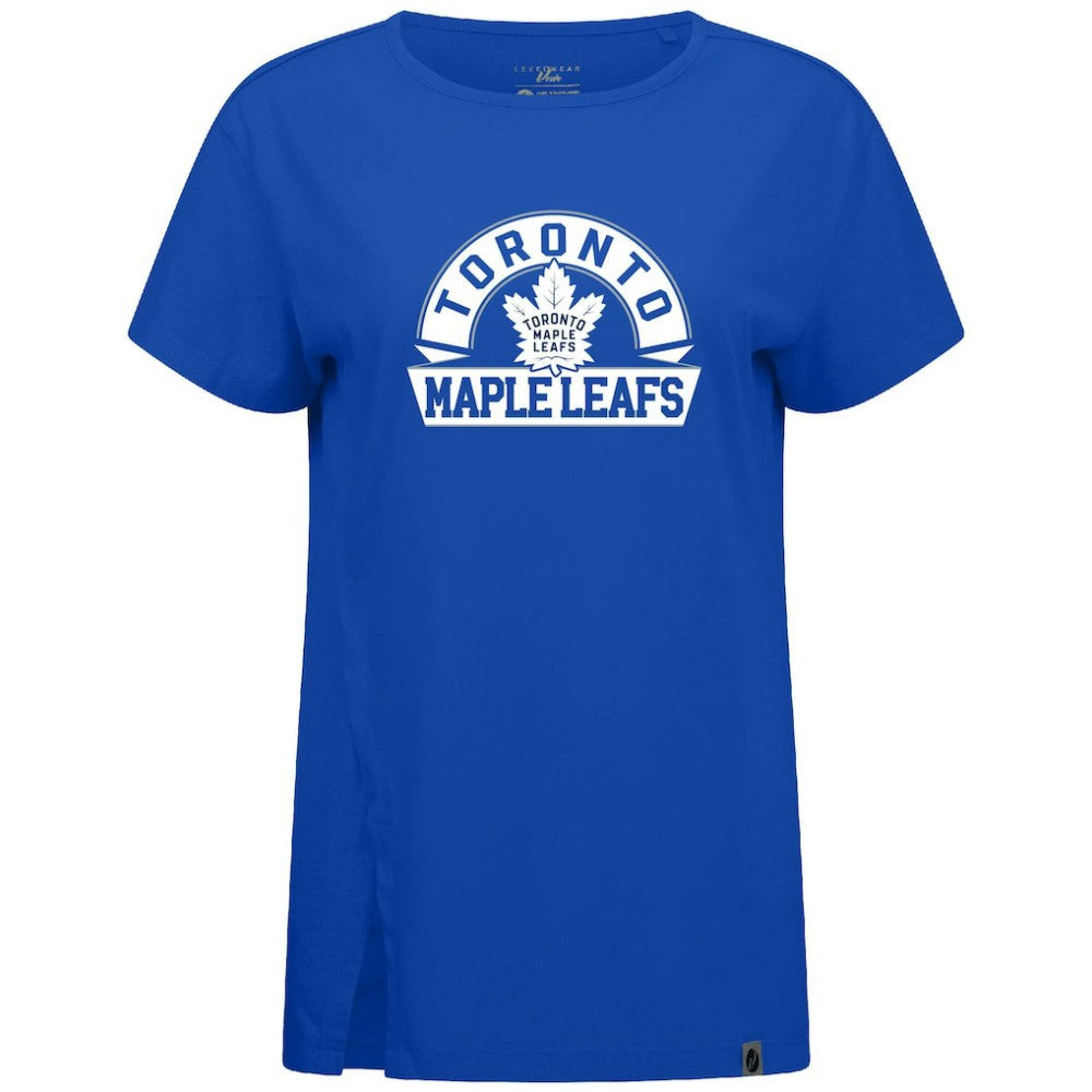 Toronto Maple Leafs Levelwear Women's Influx Banner Arch T-Shirt Sale