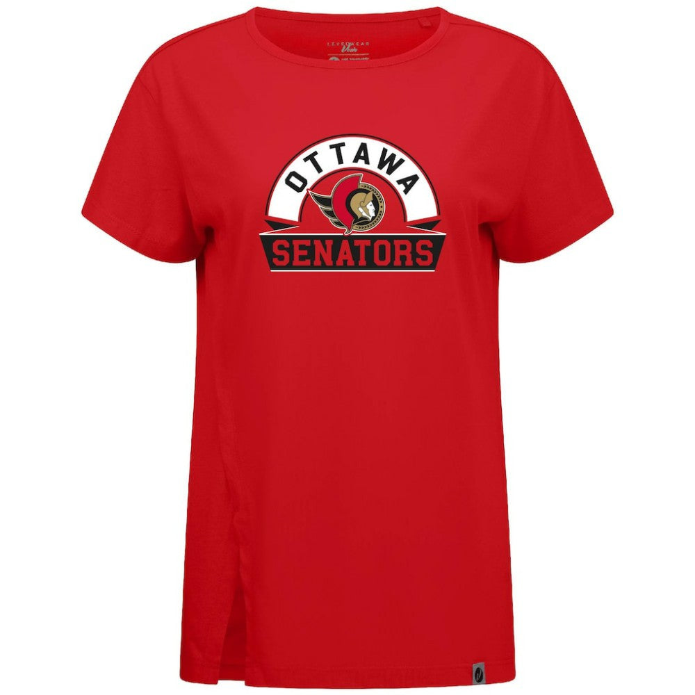 Ottawa Senators Levelwear Women's Influx Banner Arch T-Shirt Outlet